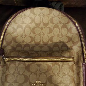 Coach Signature Backpack Purse